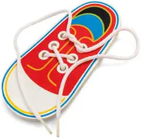 Wooden Lacing Shoe