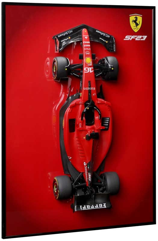 1-10-rc-f1-ferrari-sf-23-2023-leclerc-photo-frame-display
