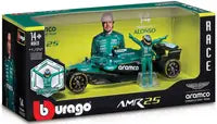 1:24 f1 Aston Martin amr25 With Driver Figure Alonso