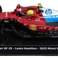 1-24-f1-ferrari-sf-25-2025-hamilton-with-helmet-miami-gp