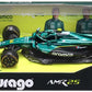 1:43 f1 Aston Martin amr25 2025 Alonso In 12pc Dispenser