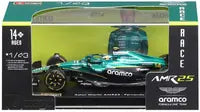 1:43 f1 Aston Martin amr25 2025 Alonso With Helmet