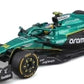 1:43 f1 Aston Martin amr25 2025 Alonso With Helmet