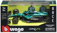 1:43 f1 Aston Martin amr25 2025 Stroll In 12pc Dispenser