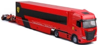 1:43 f1 Ferrari Iveco S - Way 570 Racing Transporter With On