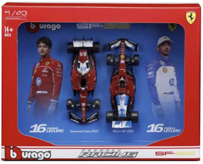 1:43 f1 Ferrari Sf - 25 2025 Hamilton Driver Two Pack