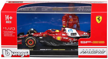 1:43 f1 Ferrari Sf - 25 2025 Hamilton With Helmet