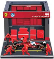 1:43 f1 Ferrari Sf - 25 2025 Pit Pass Diorama Hamilton