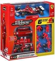 1:43 f1 Ferrari Sf - 25 2025 Pit Pass Diorama Hamilton