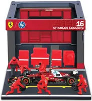 1:43 f1 Ferrari Sf - 25 2025 Pit Pass Diorama Leclerc