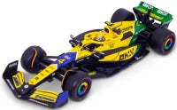 1:43 f1 Mclaren mcl38 2024 With Helmet Norris Senna Livery