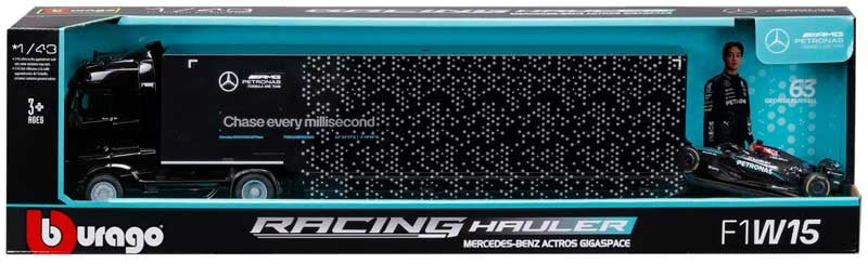 1:43 f1 Mercedes Amg Racing Transporter w15 2024 Russell