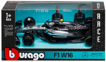 1:43 f1 Mercedes Amg w16 2025 Antonelli In 12pc Dispenser