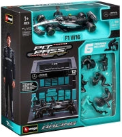 1:43 f1 Mercedes Amg w16 2025 Pit Pass Diorama Antonelli