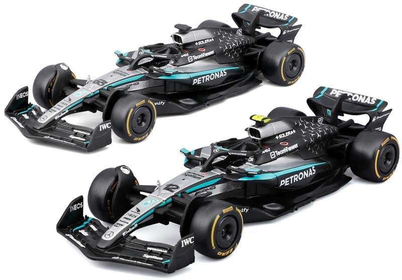 1:43 f1 Mercedes Amg w16 2025 Russell & Antonelli Team Two P
