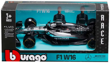 1:43 f1 Mercedes Amg w16 2025 Russell In 12pc Dispenser