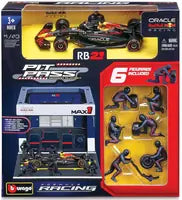 1:43 f1 Red Bull Racing rb21 2025 Pit Pass Diorama Verstappe