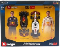 1:43 f1 Red Bull Racing rb21 2025 Verstappen Driver Two Pack