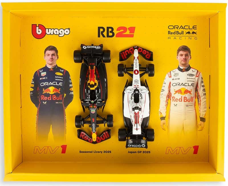 1-43-f1-red-bull-racing-rb21-2025-verstappen-driver-two-pack