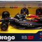 1:43 f1 Red Bull Racing rb21 2025 Verstappen In 12pc Dispens