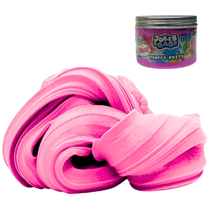 Fluffy Putty Sooooo Stretchy – Green, Blue, Pink, Yellow Fun Toy