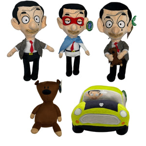 Mr. Bean Plush Toys 33 cm - Car, Super Mr. Bean, Teddy, and More.