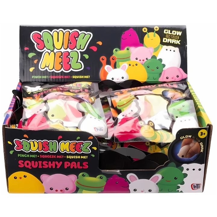 Glow in the Dark Squish Meez Assorted