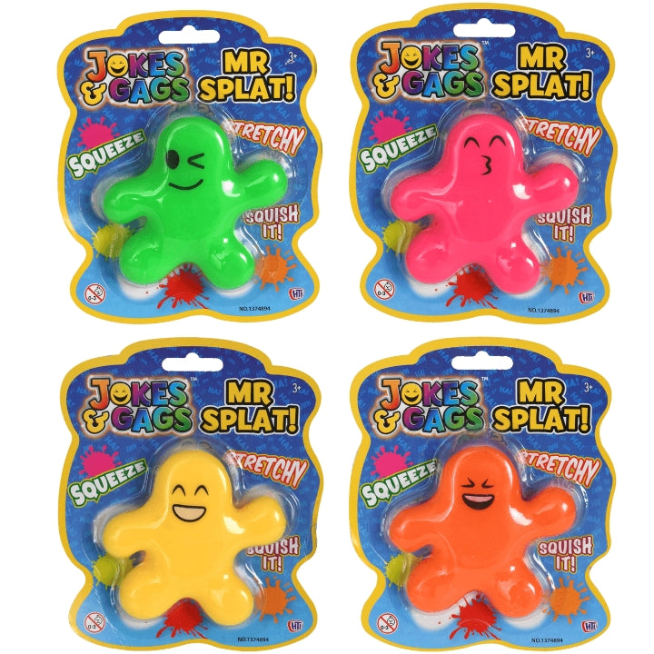 Meet Mr Splat! - 9cm Squeezy Squishy Toy for Kids