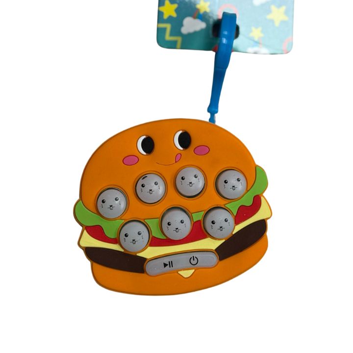 Pulse React - Quick Reaction Game Toy in Burger, Chips, Ice Cream, Cola Fun