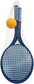 2 Player Plastic Tennis Set