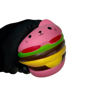 Hamburger Cat Jumbo Slow Rising Bread Squishies Toy