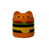 Hamburger Cat Jumbo Slow Rising Bread Squishies Toy