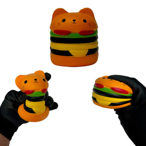 Hamburger Cat Jumbo Slow Rising Bread Squishies Toy