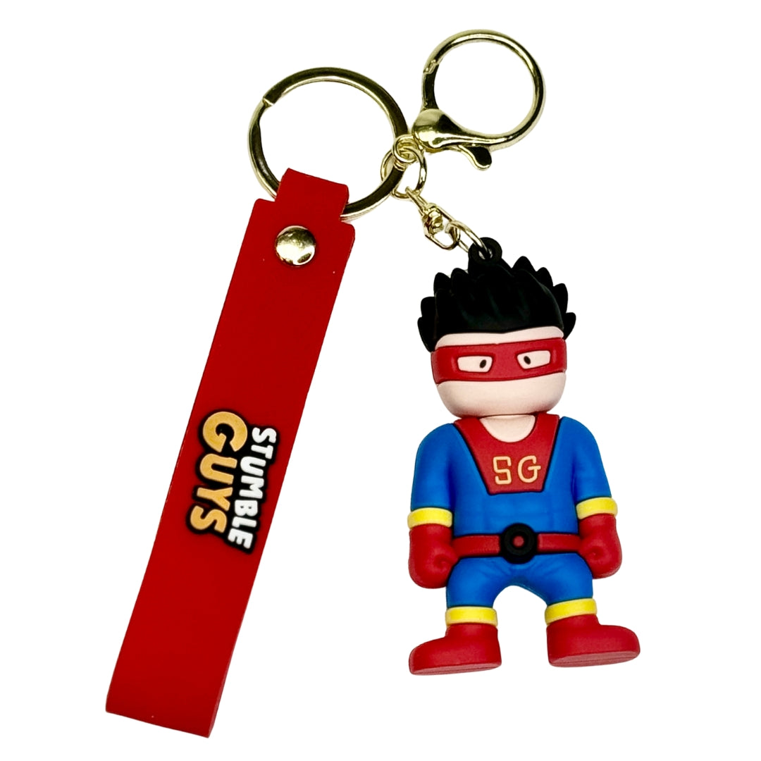 Stumble Guys Keychain Cartoon Keychains Backpack Key
