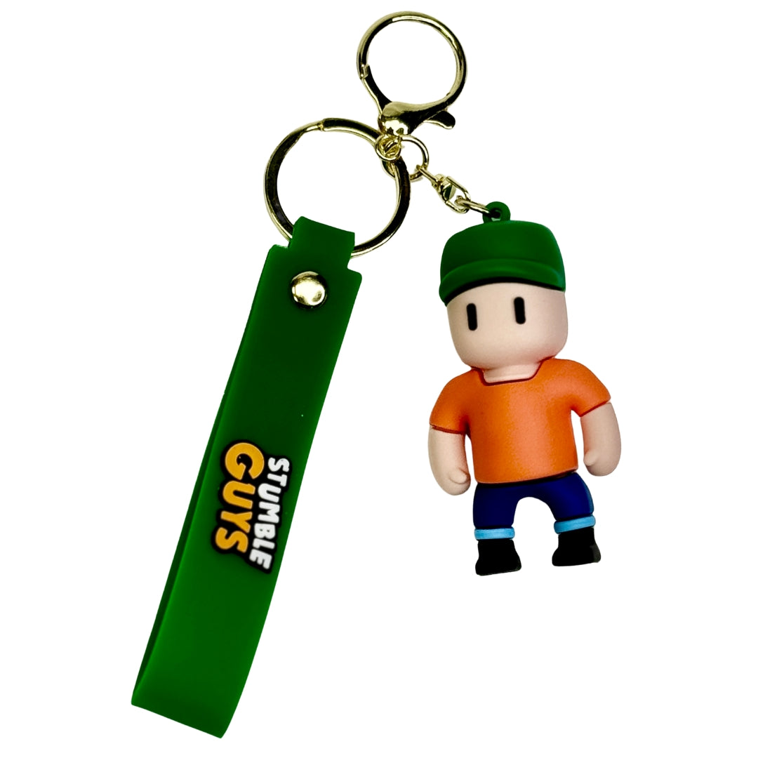 Stumble Guys Keychain Cartoon Keychains Backpack Key