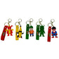 Stumble Guys Keychain Cartoon Keychains Backpack Key