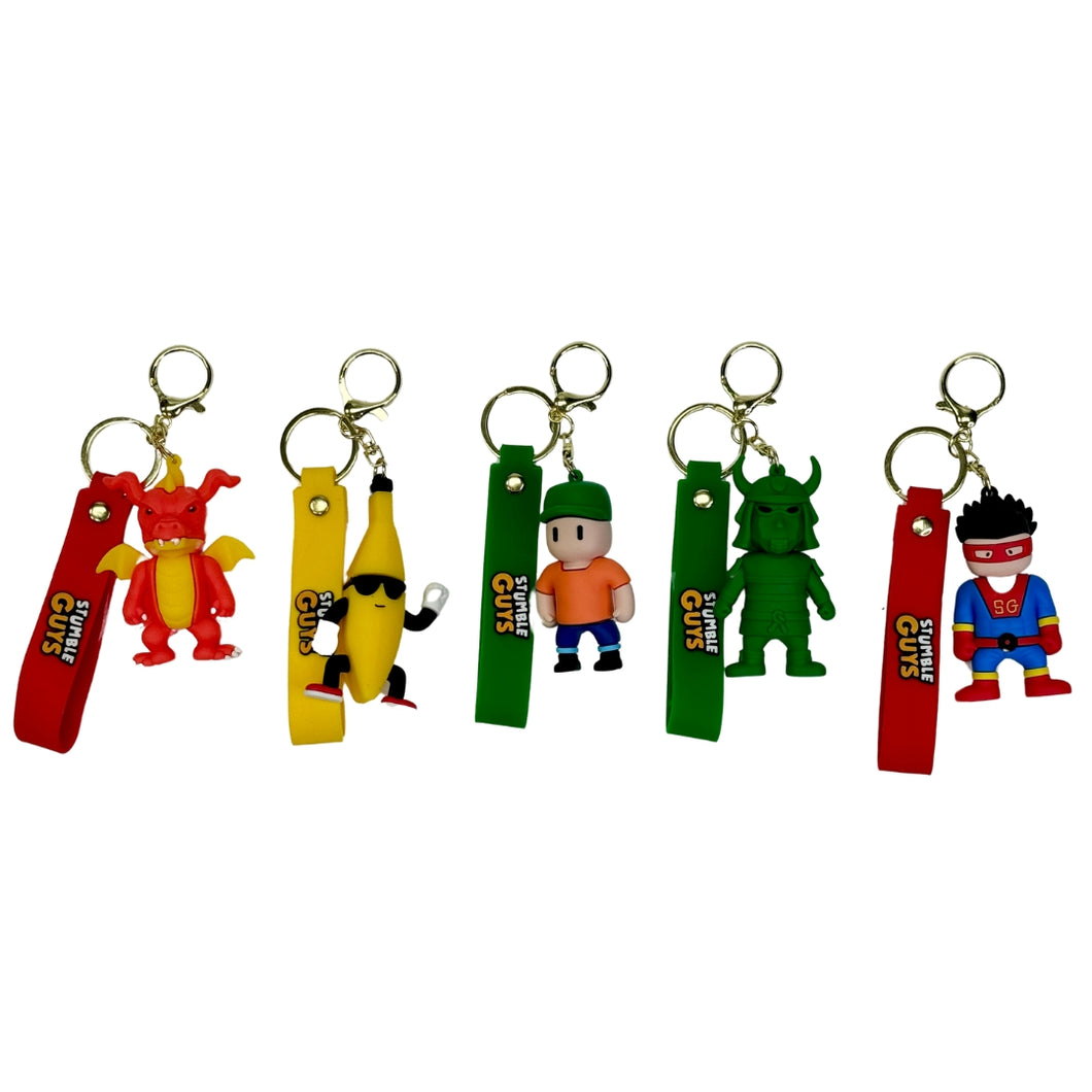 Handmade Stumble Guys Keychain Cartoon Keychains Backpack Key