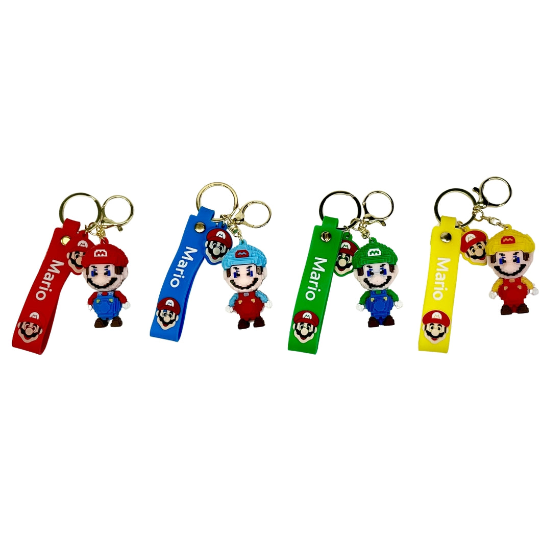 Handmade 3D Game Character Figure Silicone Charm Keychain