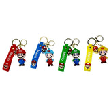 Handmade 3D Game Character Figure Silicone Charm Keychain