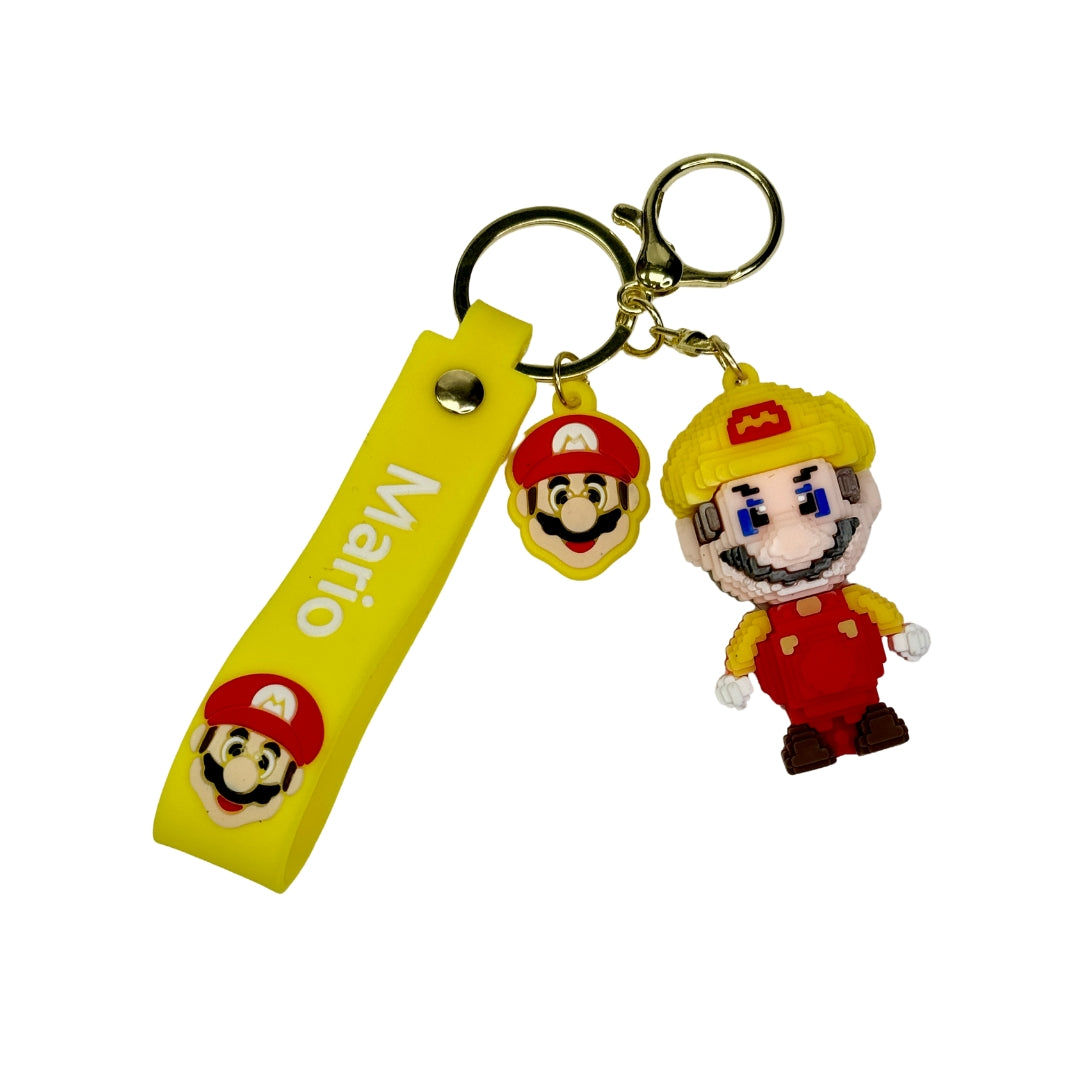 3D Game Character Figure Silicone Charm Keychain