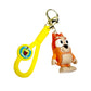 Bluey and Bingo Keyring Bag Charm Keychain Cartoon Kids Gift Toy Bag Pendant Key Ring