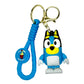 Bluey and Bingo Keyring Bag Charm Keychain Cartoon Kids Gift Toy Bag Pendant Key Ring
