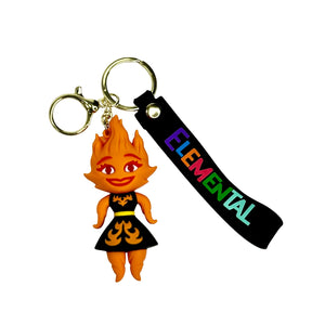 Handmade Element City Keychain Gift Girls & Boys