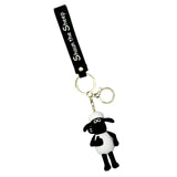 Handmade Shaun - The - Sheep Keychain Keyring Pendant Bag Pom Charm