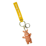 Handmade Shaun - The - Sheep Keychain Keyring Pendant Bag Pom Charm