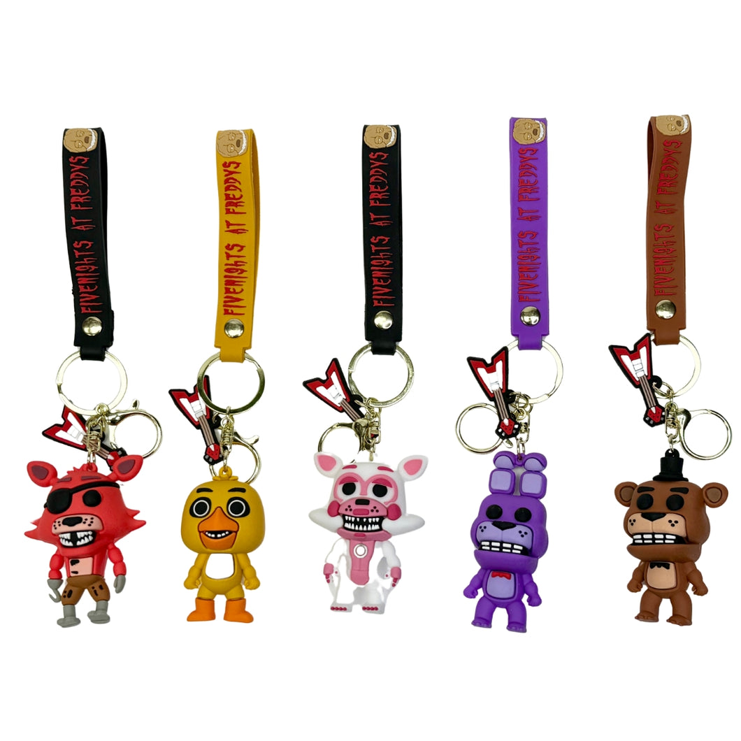 Handmade 3D FNAF Five Nights at Freddies Key Ring Keychain