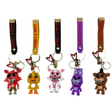 Handmade 3D FNAF Five Nights at Freddies Key Ring Keychain