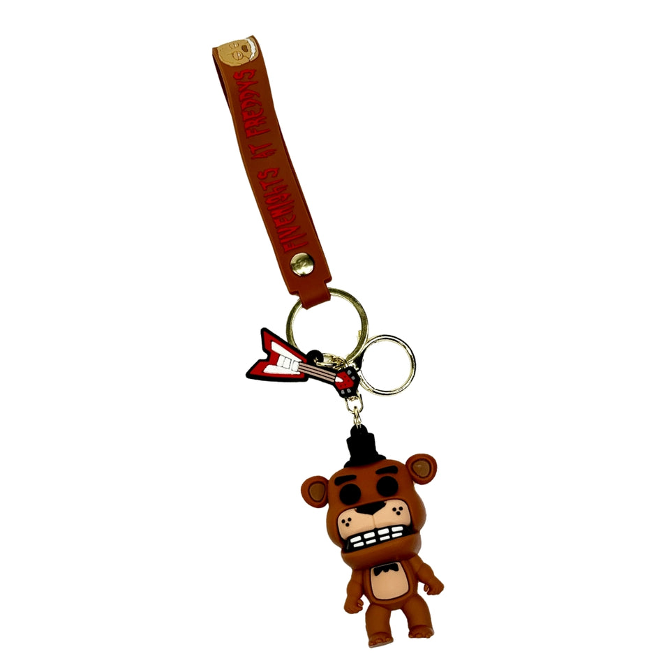 Handmade 3D FNAF Five Nights at Freddies Key Ring Keychain