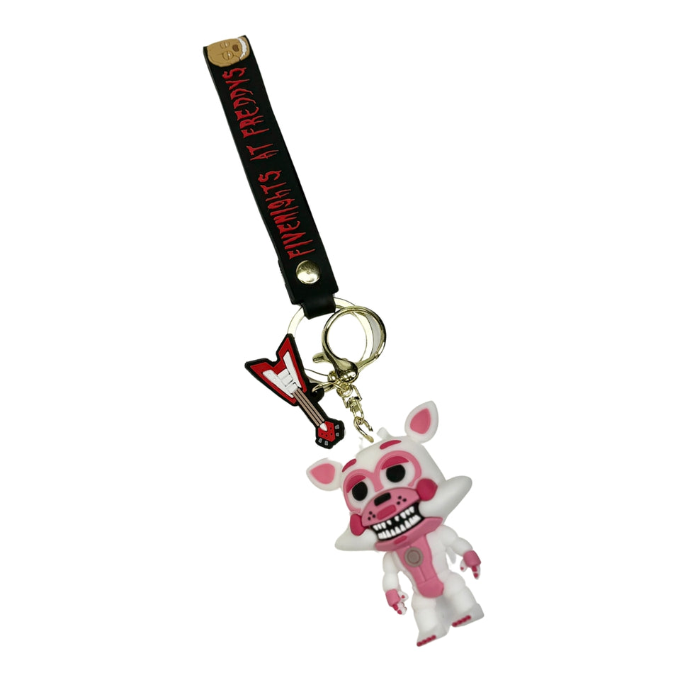 Handmade 3D FNAF Five Nights at Freddies Key Ring Keychain