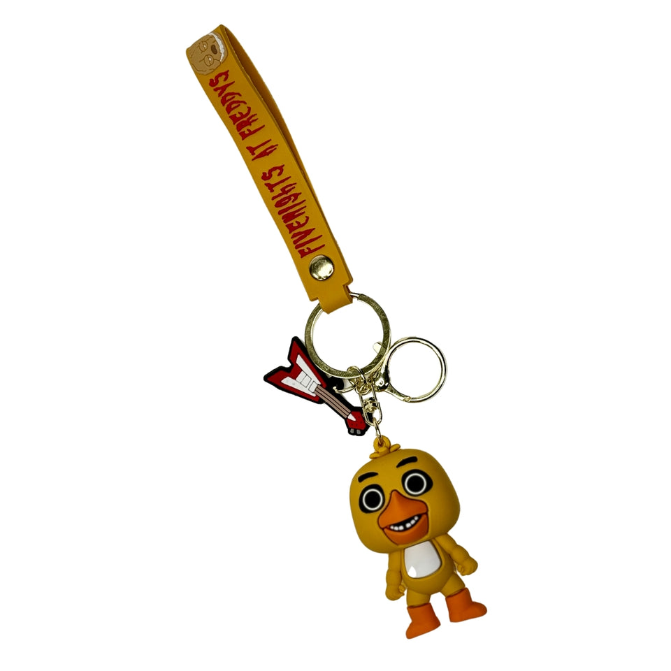 Handmade 3D FNAF Five Nights at Freddies Key Ring Keychain